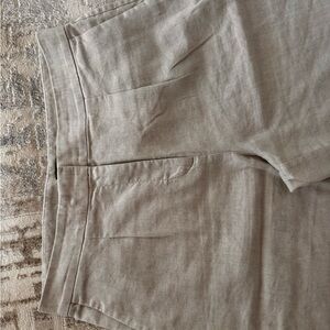 Ann Taylor Linen Wide-Leg Pants Size 12